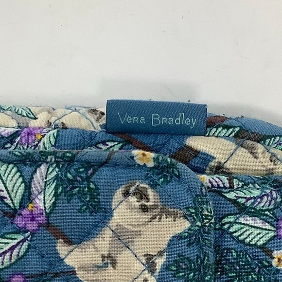 Vera Bradley crossbody purse sloth fabric blue purple Hanging Around - Picture 10 of 12